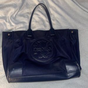 Tory burch blue tote bag (biggest size)